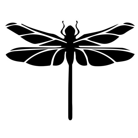Dragonfly Stencil Template
